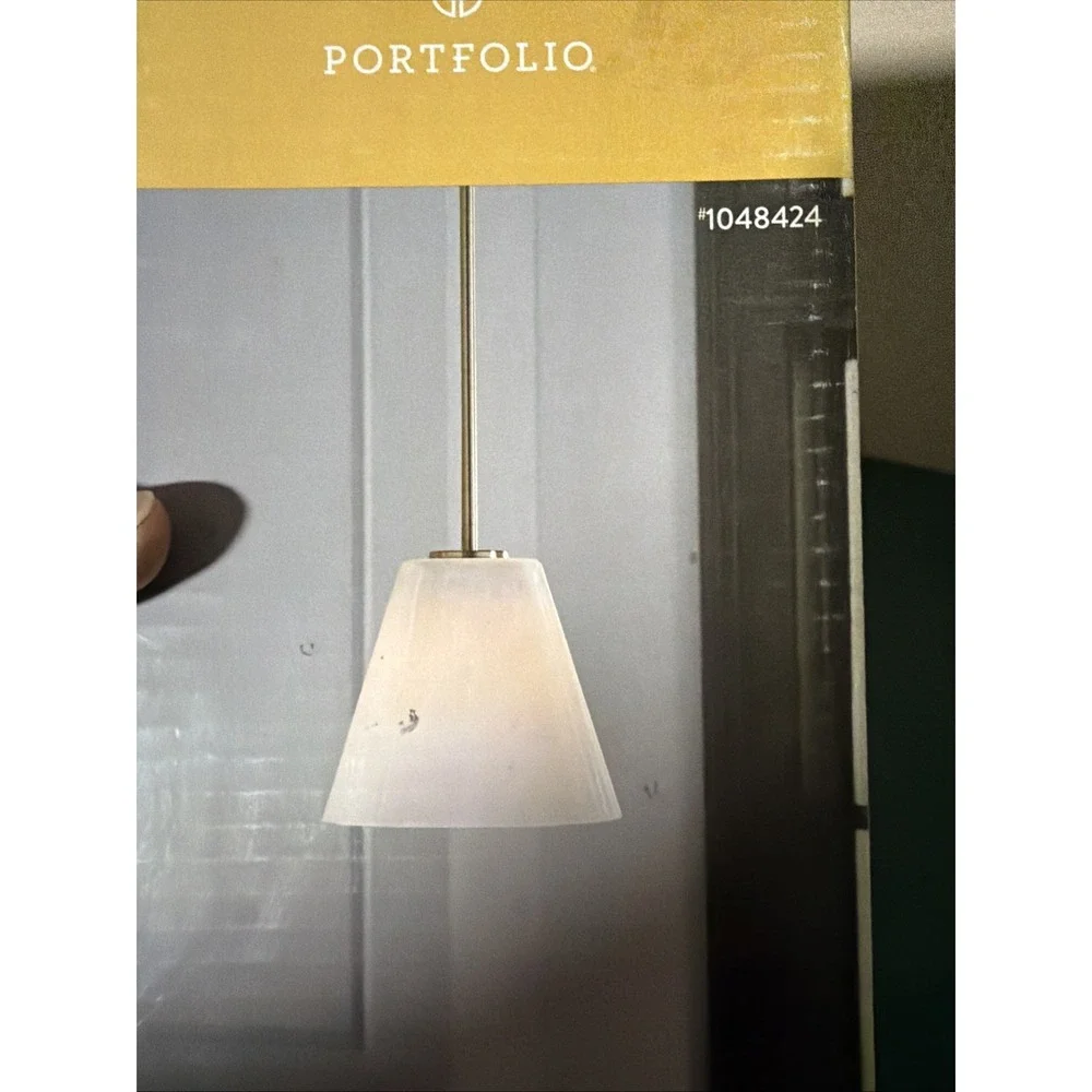 Portfolio Mini Pendant Light Fixture (Item Number‎ 1048424). New In Box Set Of 2